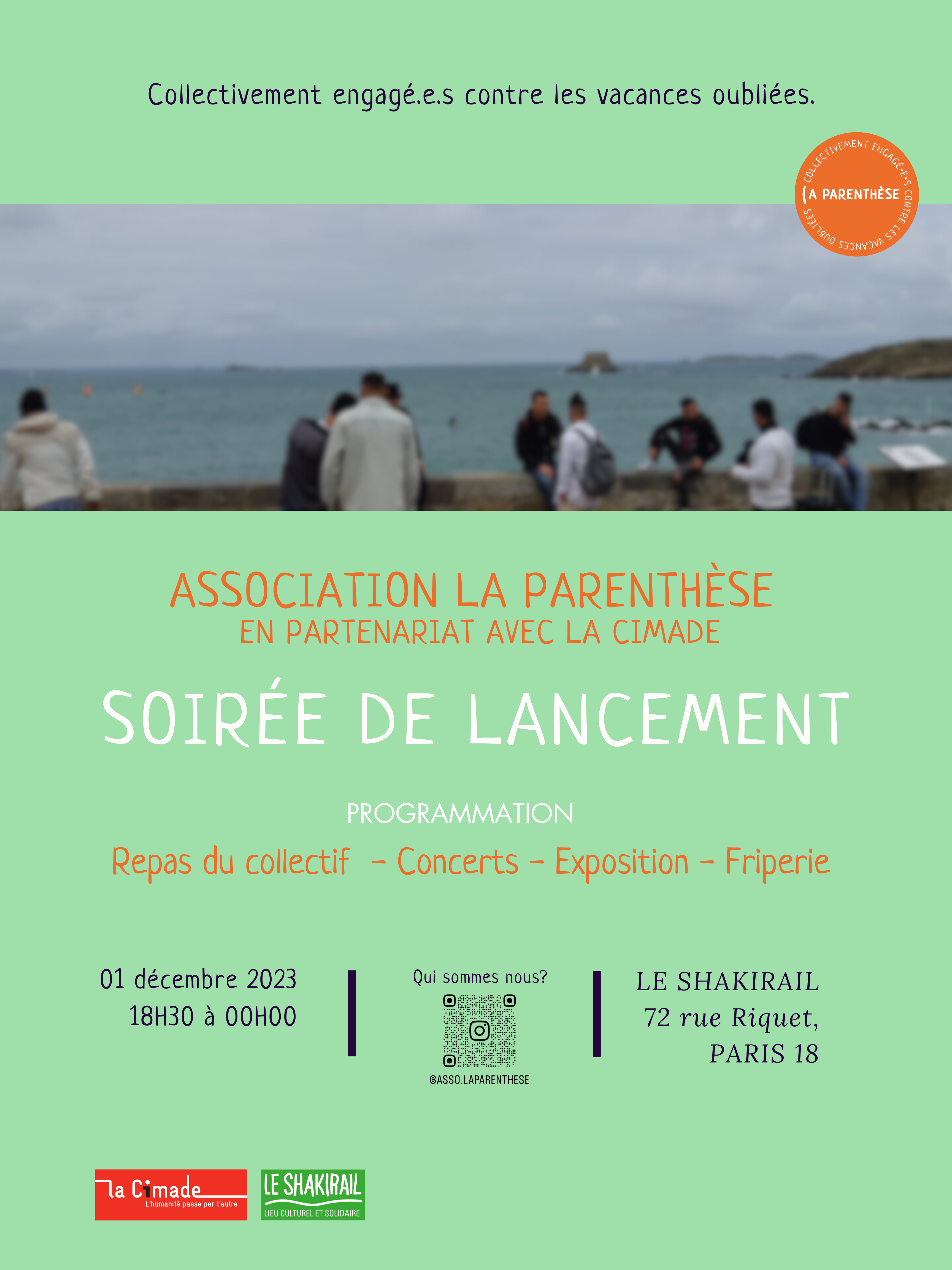 Lancement + concerts – La Parenthèse