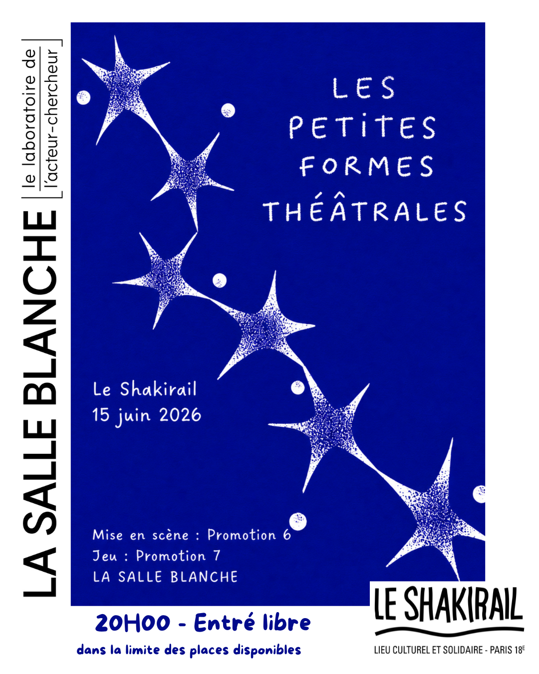 THÉÂTRE – Les petites formes théâtrales