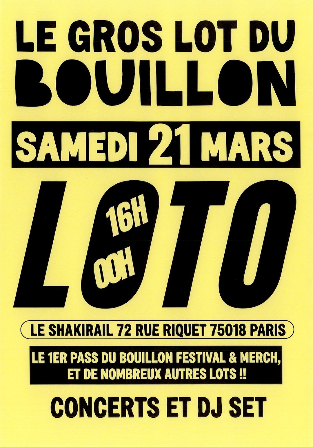 LANCEMENT – Bouillon Festival