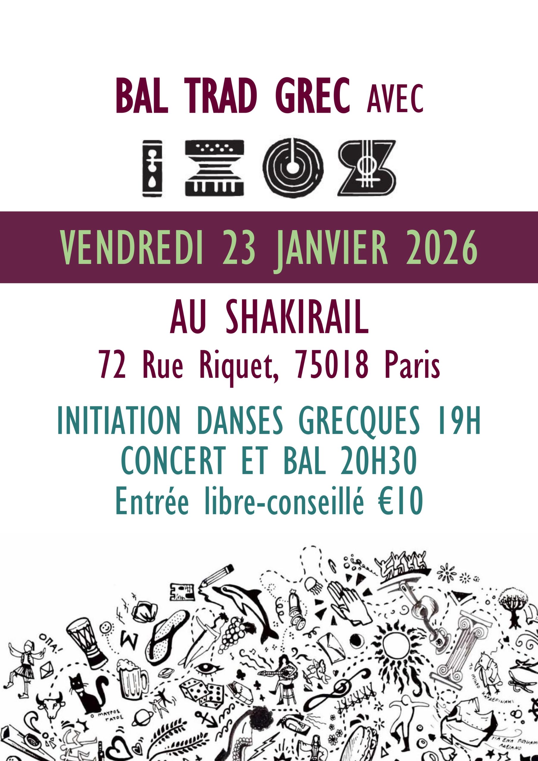 DANSE – Concert et bal grec