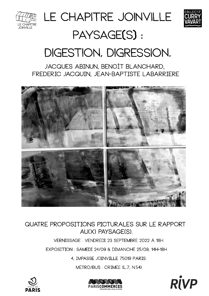 Paysage(s), Digestion, Digression